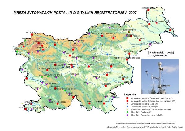 Mreža avtomatskih meteoroloških postaj